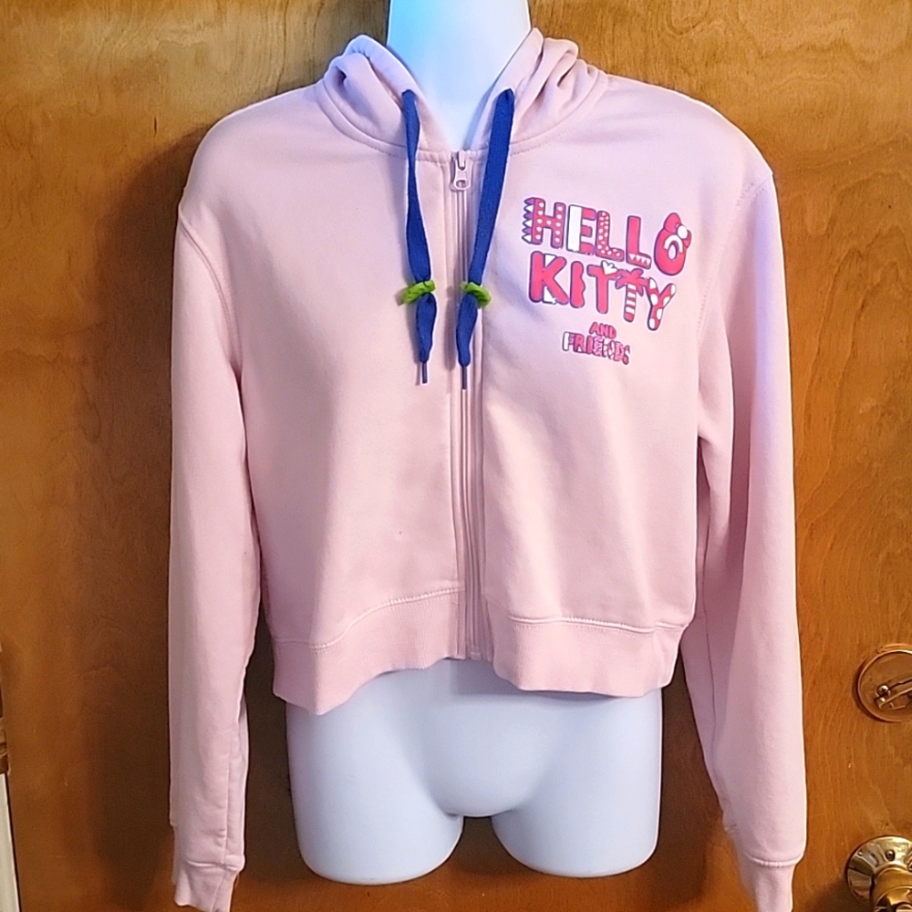 Hello Kitty and Friends Cropped Sweatshirt Size Medium.
